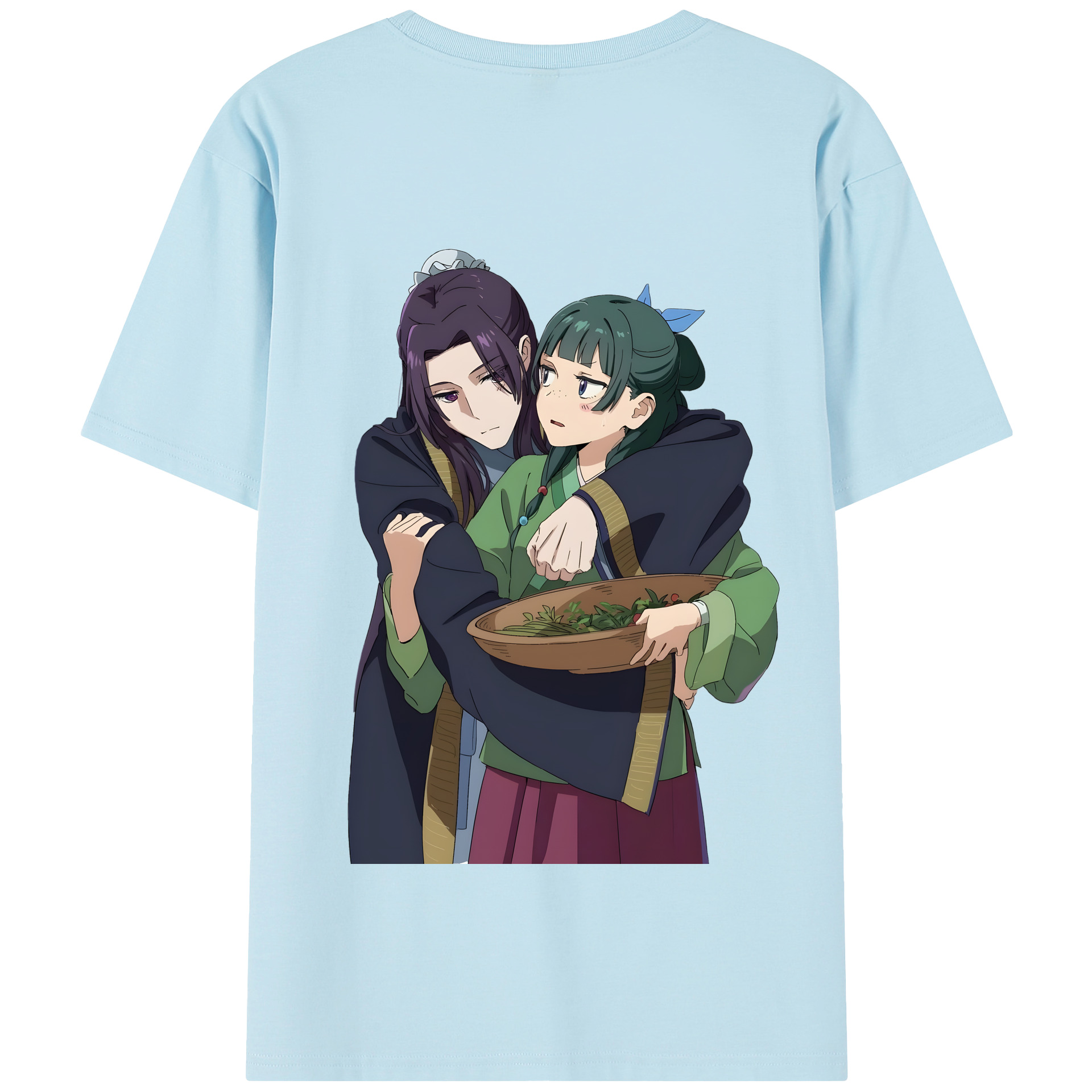 （画像用） 薬屋のひとりごと The Apothecary Diaries 綿100％半袖Tシャツ（背面プリント）